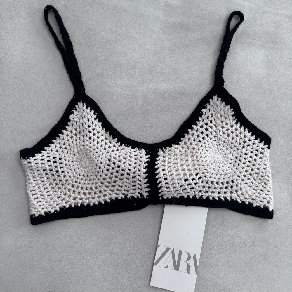 Zara crochet bralette top